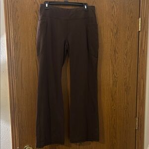 Brown Heath Yoga pants